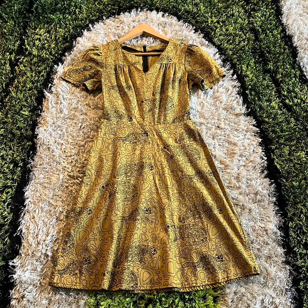 Nooworks Jaguar Print Dress